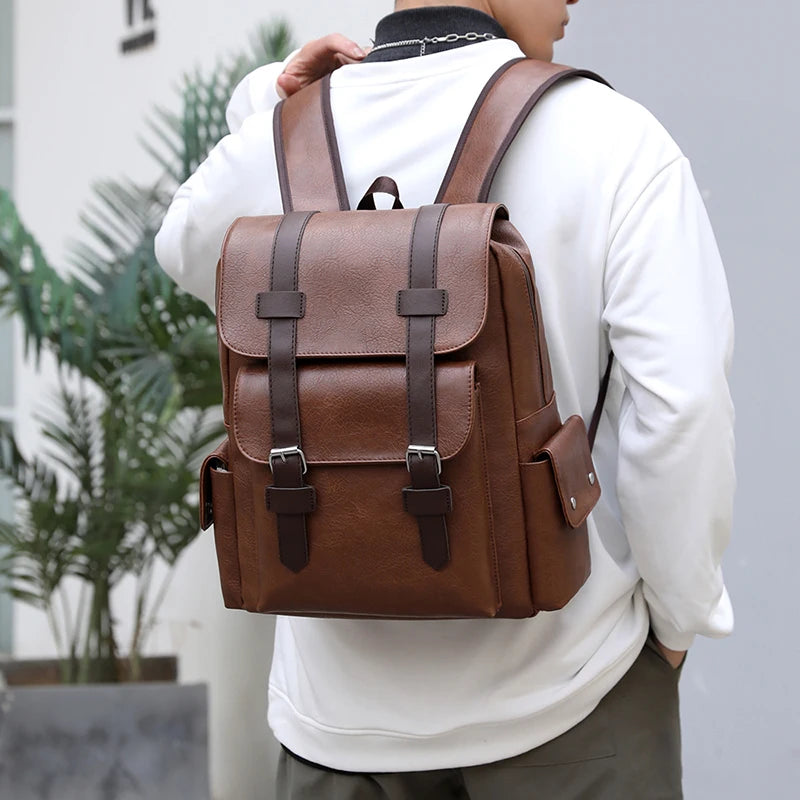 PU Backpack Leather