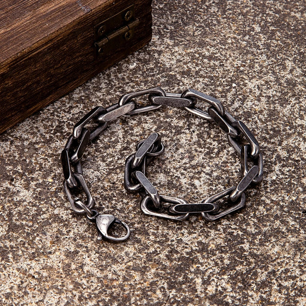 Oxidized Black Biker Jewelry