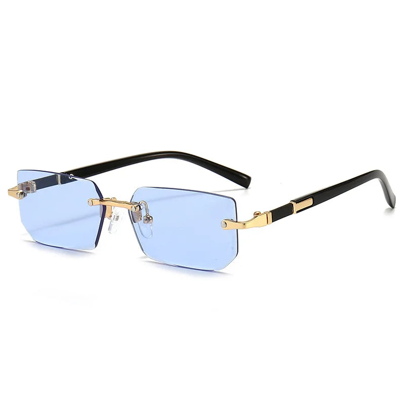 Rimless Sunglasses Rectangle