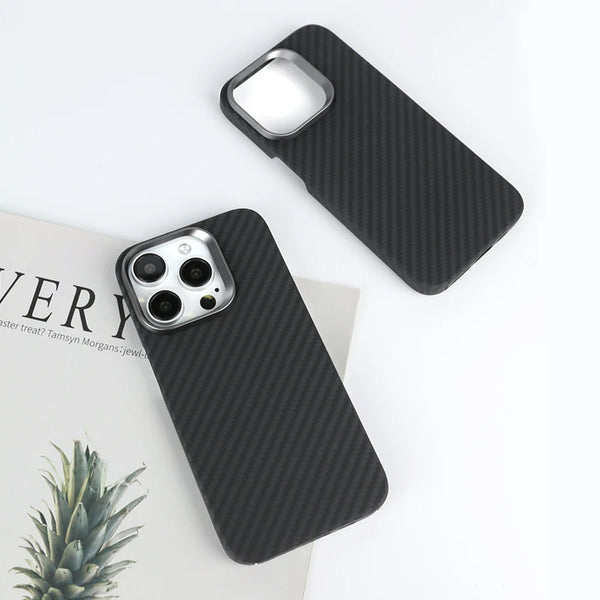 Magsafe Carbon Fiber Case For iPhone 15 Pro Max