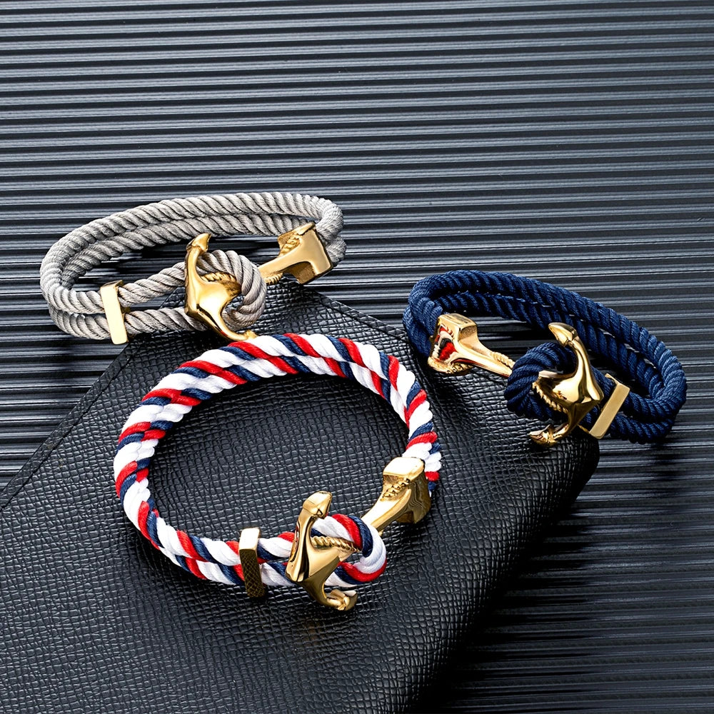 Anchor Bracelet Woven