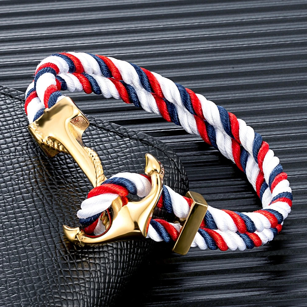 Anchor Bracelet Woven