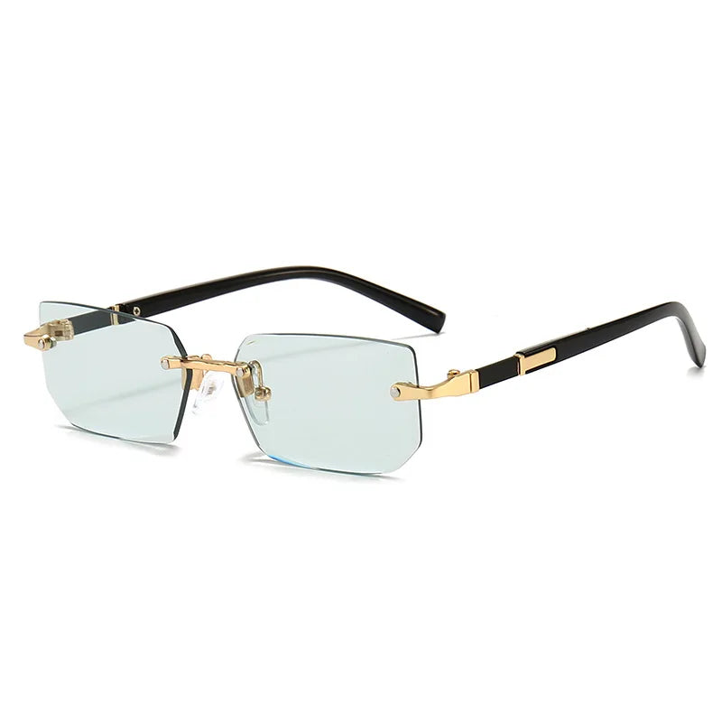 Rimless Sunglasses Rectangle