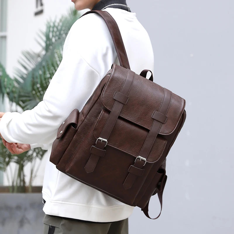 PU Backpack Leather