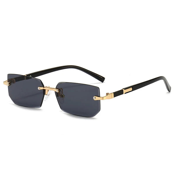 Rimless Sunglasses Rectangle